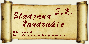 Slađana Mandžukić vizit kartica